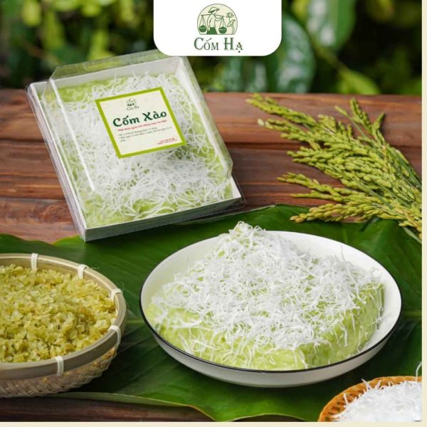 Cốm xào dừa