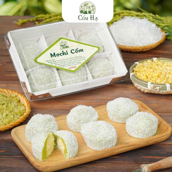 Mochi cốm dừa
